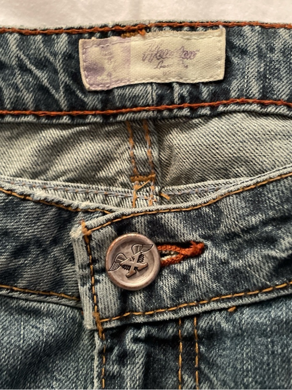Light Wash Denim Jeans bootcut, archive fashion